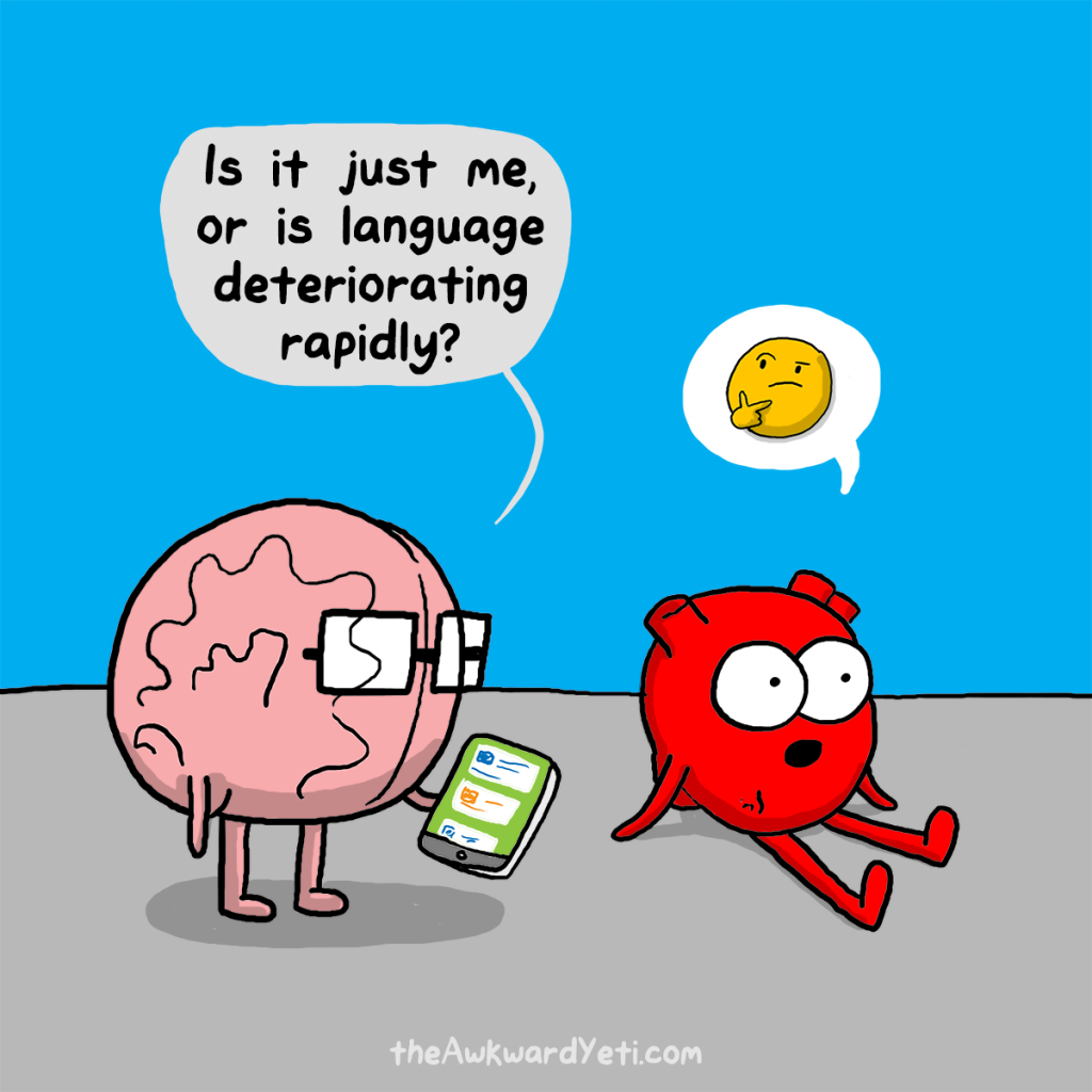 The Awkward Yeti | Language Emoji